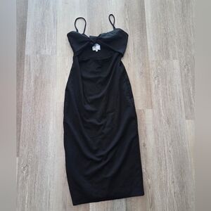 Privacy Please Knot Front Peek A Bo Dress Size Medium